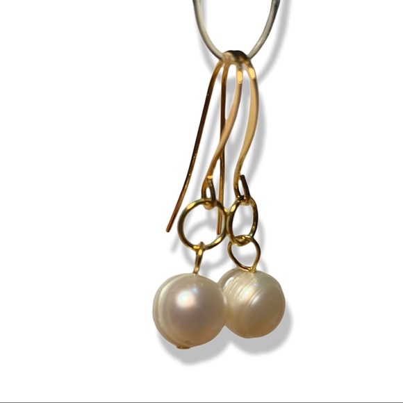 Genuine Pearl Drop Earrings NWT - Picture 7 of 12